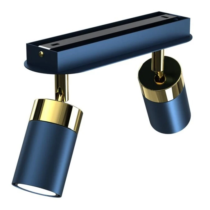 Lampa sufitowa JOKER NAVY BLUE/GOLD 2xGU10 MLP7723 Milagro - obrazek 3