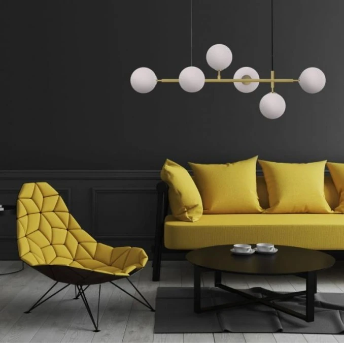 Lampa wisząca Alisa białe kulki LP‑005/6P Light Prestige - obrazek 3
