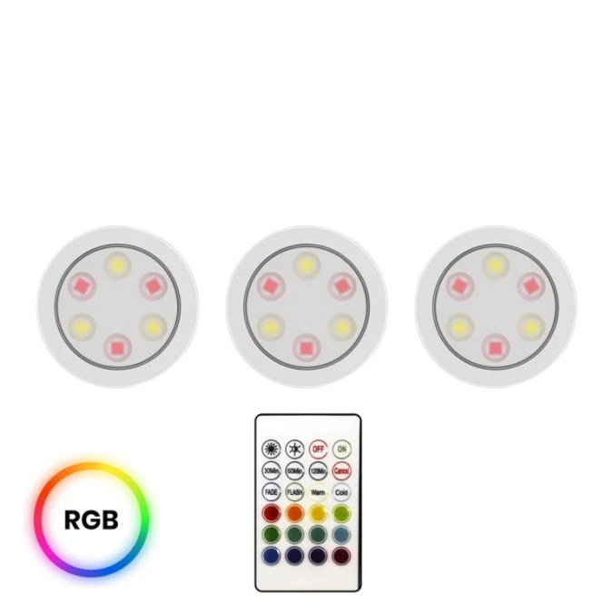 Lampka Podszafkowa Jojo RGB + 3000/6000K Trójpak EKB1438 Eko‑Light - obrazek 1