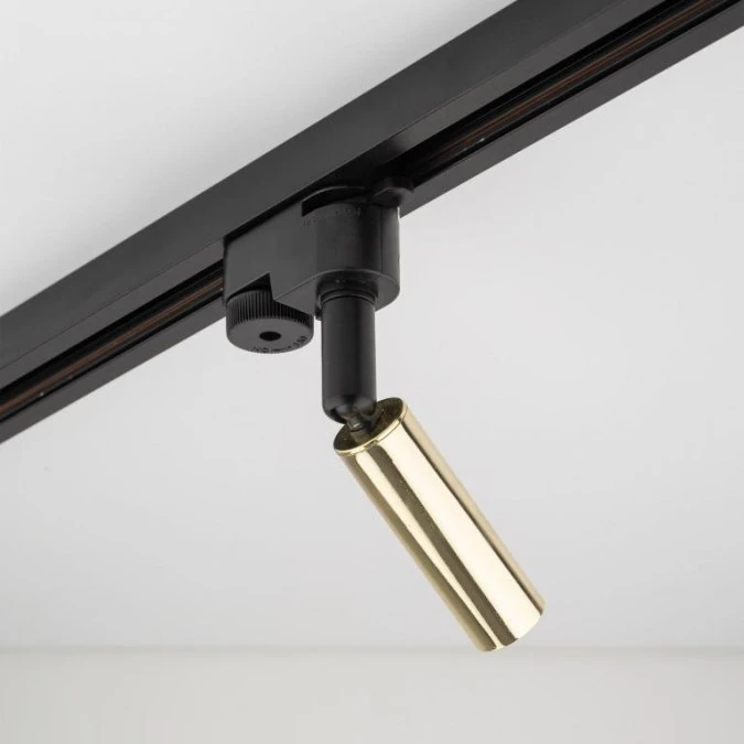 Lampa reflektor na szynę TRACER 1 obwodowy Czarny / złoty 6616 TK Lighting - obrazek 3