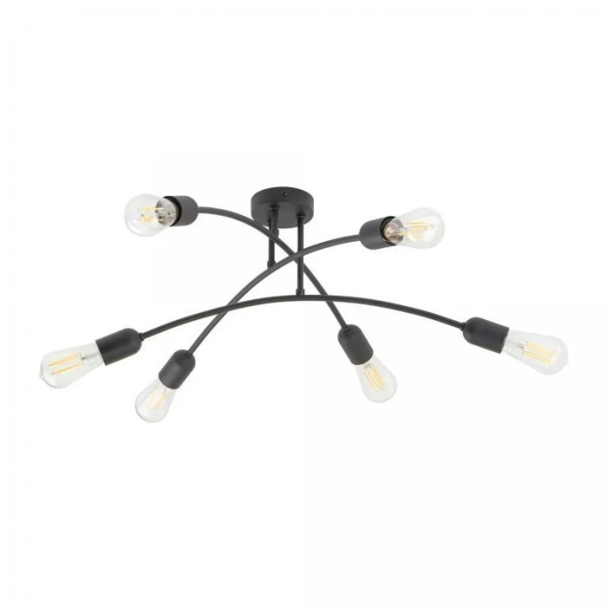 Lampa sufitowa HELIX BLACK 6 PŁ 4679 TK Lighting - obrazek 1
