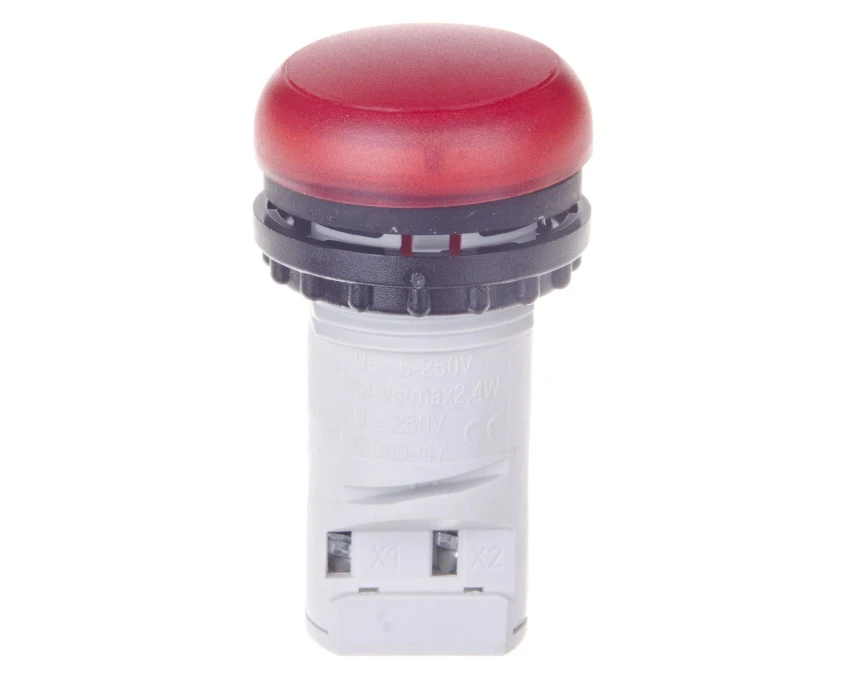 Lampka sygnalizacyjna 22mm czerwony AC/DC M22‑LC‑R 216908 - obrazek 1