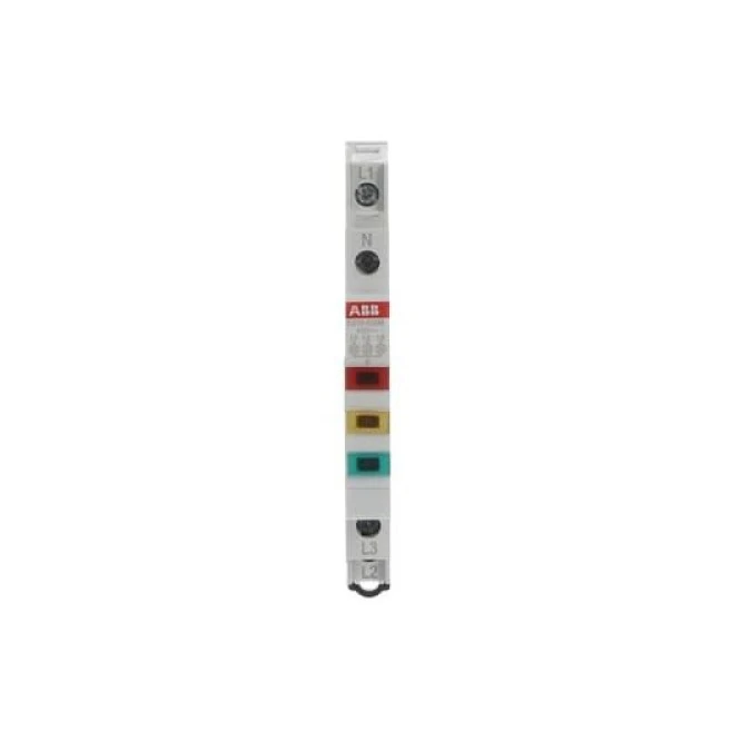 Lampka modułowa 3‑fazowa czerwona‑żółta‑zielona 415/230V AC E219‑3CDE 2CCA703902R0001 - obrazek 1
