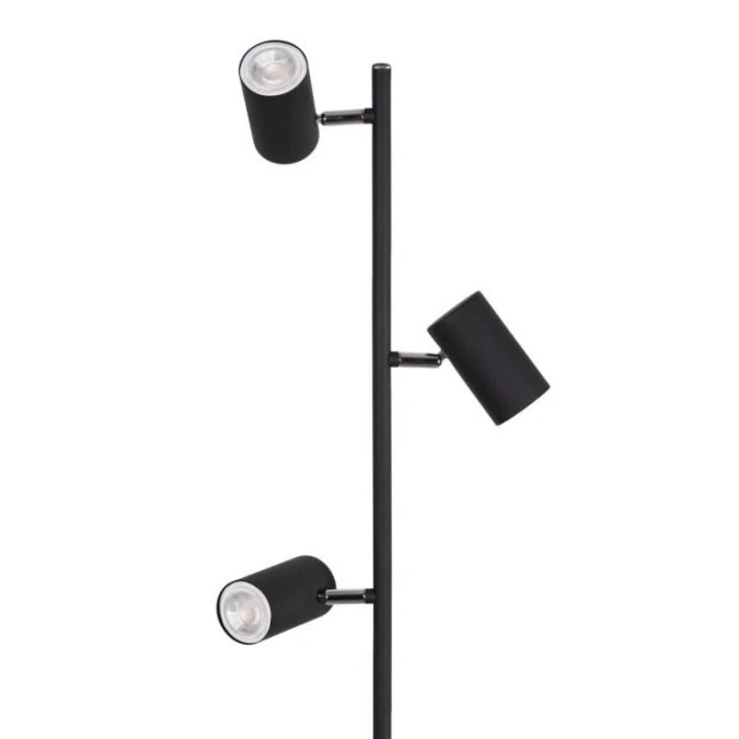 Lampa podłogowa EVALO FL 3xGU10 B‑SR 3x max 10W czarny 35788 - obrazek 3