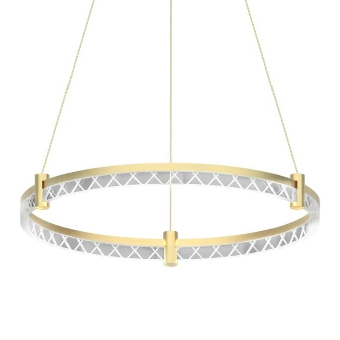 Lampa wisząca ELEGANCE 36W LED ZŁOTY 4000K 36W LED IP20 ML0996 Milagro - obrazek 2