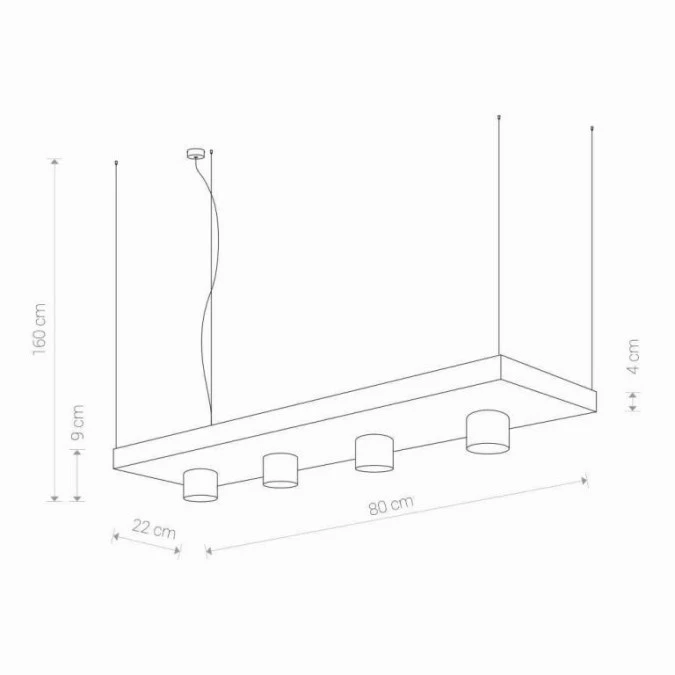 LAMPA WISZĄCA PLANT BLACK 9381 Nowodvorski - obrazek 2