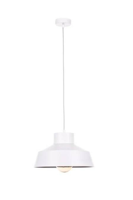 Lampa wisząca nowoczesna 1xE27 MOON WHITE - obrazek 1