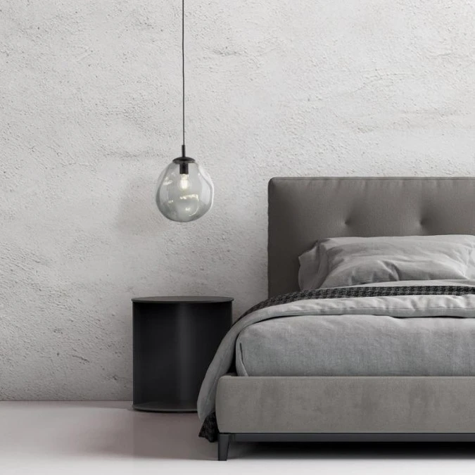 Lampa wisząca ze szklanym, grafitowym kloszem SOL 10084 TK Lighting - obrazek 2