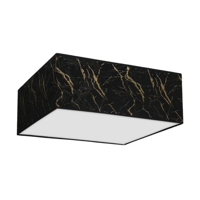 Lampa sufitowa SENSO Black/Gold kwadrat 500mm 3xE27 MLP7293 Milagro - obrazek 1