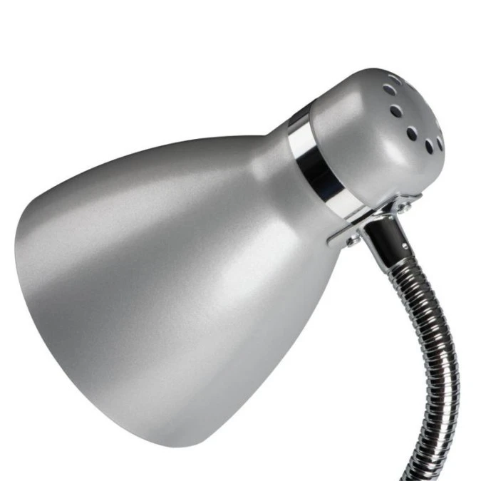 Lampka biurkowa max 10W LED E27 kl.II IP20 ZARA HR‑40‑SR srebrny 7560 - obrazek 3