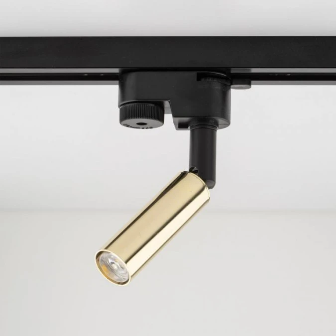 Lampa reflektor na szynę TRACER 1 obwodowy Czarny / złoty 6616 TK Lighting - obrazek 2