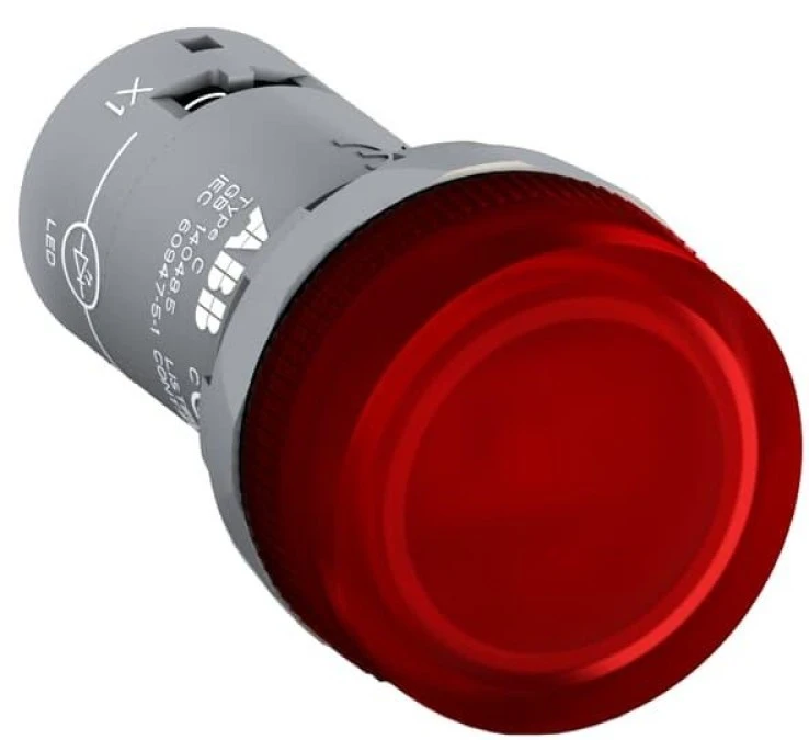 Lampka kompaktowa z diodą 22mm czerwona CL2‑501R 12V DC 1SFA619403R5011 /10szt./