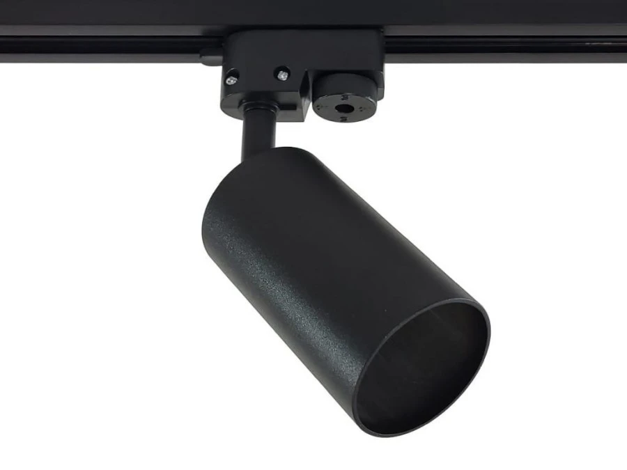 Lampa Szynowa na Żarówkę GU10 Maat Czarna Jednofazowa - obrazek 2