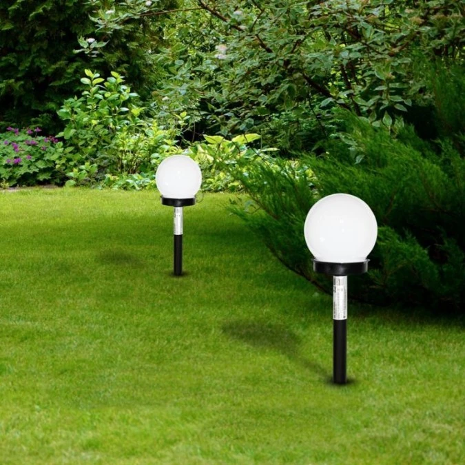 LAMPKA OGRODOWA SOLARNA CZARNA PLASTIK EKO4826 Milagro - obrazek 3