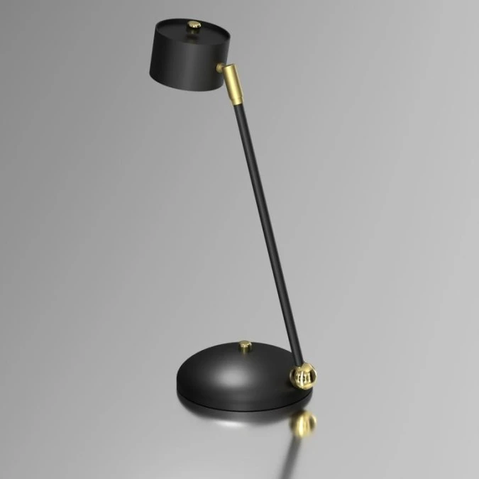 Lampka biurkowa ARENA BLACK/GOLD 1xGX53 MLP7764 Milagro - obrazek 2