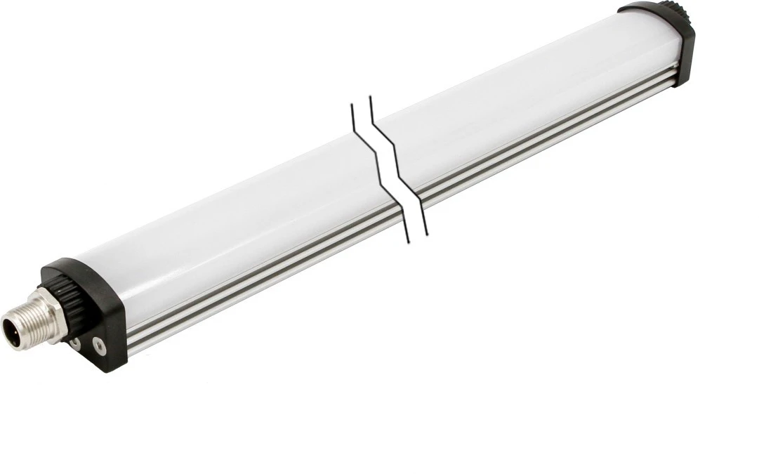 Lampka sygnalizacyjna LED, 25x206x30mm, wielokolorowe diody LED, 5,4W, 24V, złącze M12 4‑PINowe, IP54, EZ300420 - obrazek 1