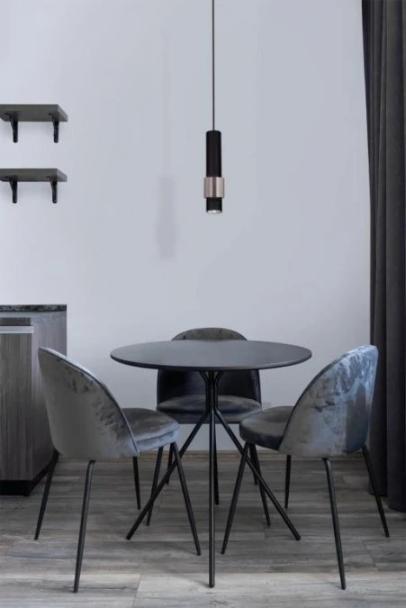 Lampa wisząca tuba NIKOS czarna w stylu industrialnym na GU10 K‑4713 Kaja Lighting - obrazek 2