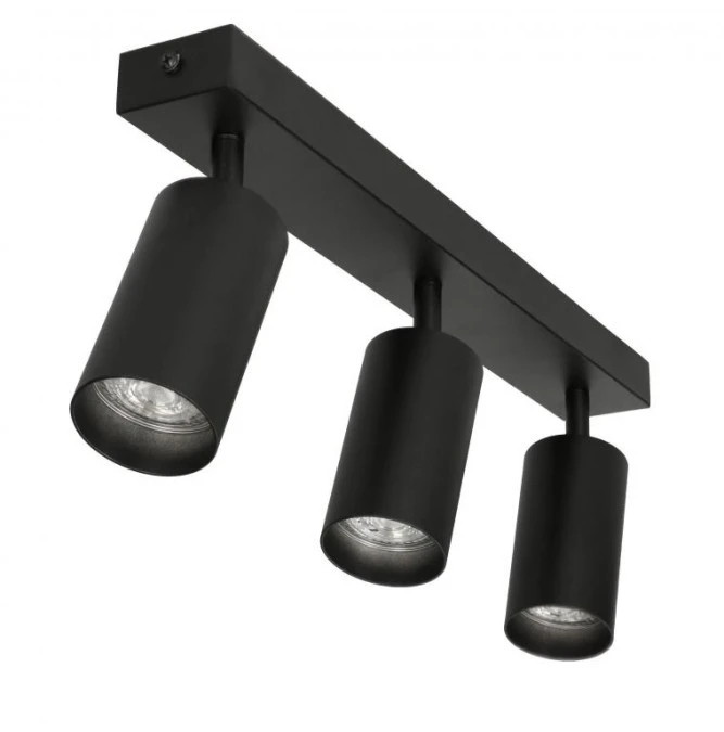 Lampa sufitowa EYES III reflektor plafon litwa 3xGU10 regulowane tuby kolor czarny MK MEGAKABEL - obrazek 1