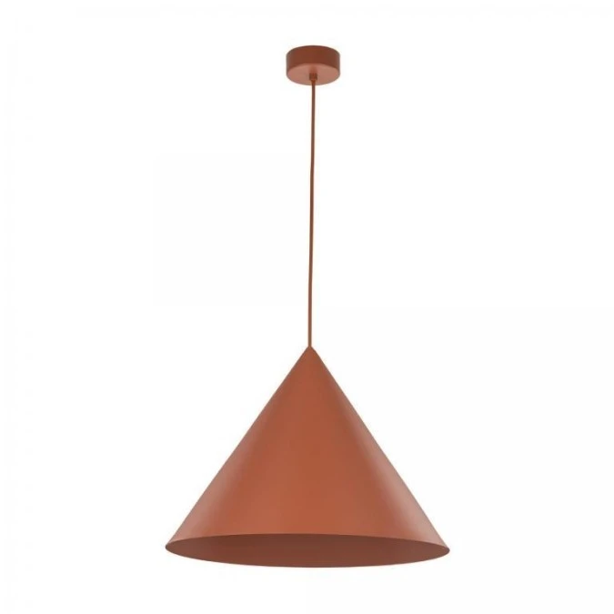 Lampa wisząca CONO w kolorze ceglanym do nowoczesnego salonu, gwint na E27 10089 TK Lighting - obrazek 1