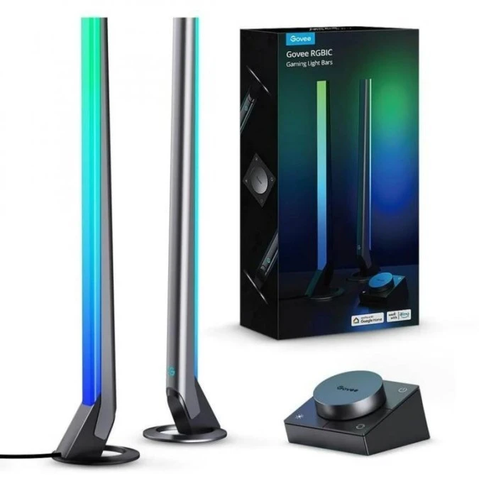 Lampy LED RGBIC, Wi‑Fi, Alexa, Google Assistant Govee H6047 Gaming Light Bars - obrazek 1