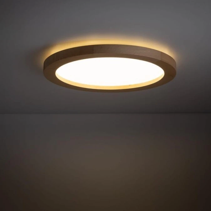 Lampa sufitowa okrągła średnica 30cm drewniana AQUA WOOD BUK 24W LED 18004 TK Lighting - obrazek 3