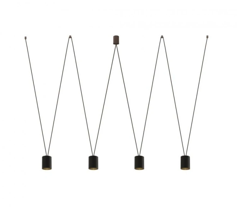 Lampa wisząca MORE TONE BLACK/GOLD IV 7814 Nowodvorski Lighting - obrazek 1