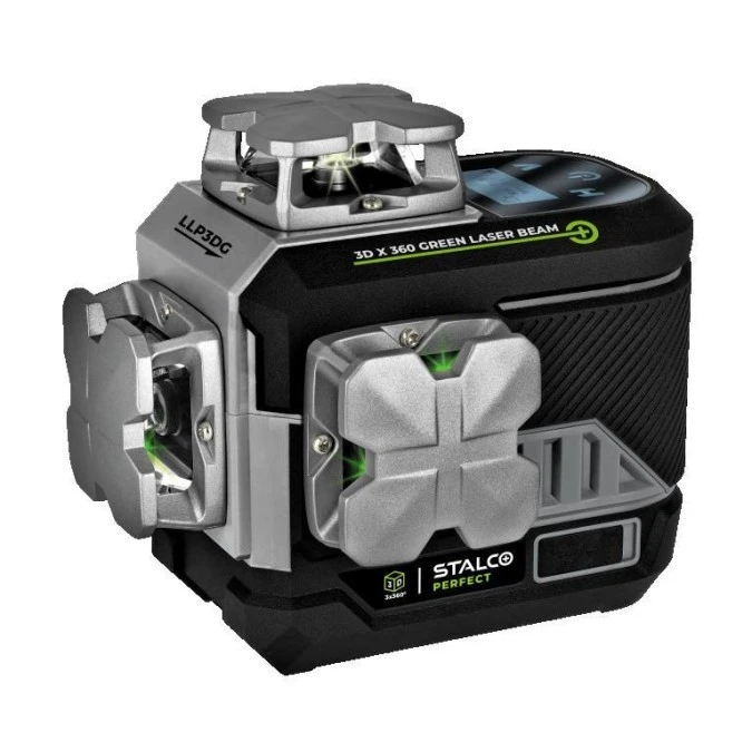 Laser krzyżowy 3D LLP3DG zielony STALCO PERFECT S058598010
