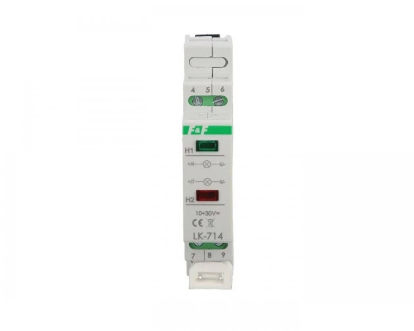 Lampka modułowa 1‑fazowa zielona/czerwona 10‑30V AC/DC LK‑714‑10‑30V - obrazek 1