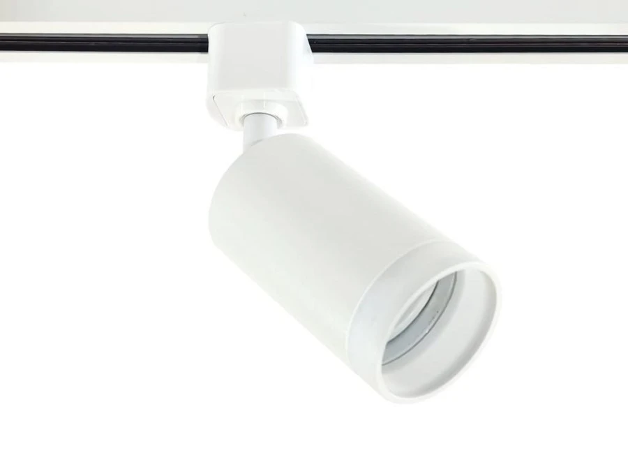 Lampa Szynowa na Żarówkę GU10 Ring Biała Jednofazowa - obrazek 1