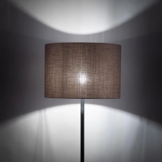 Lampa podłogowa EARTH do salonu, brązowy klosz z tkaniny na E27 16013 TK Lighting - obrazek 2