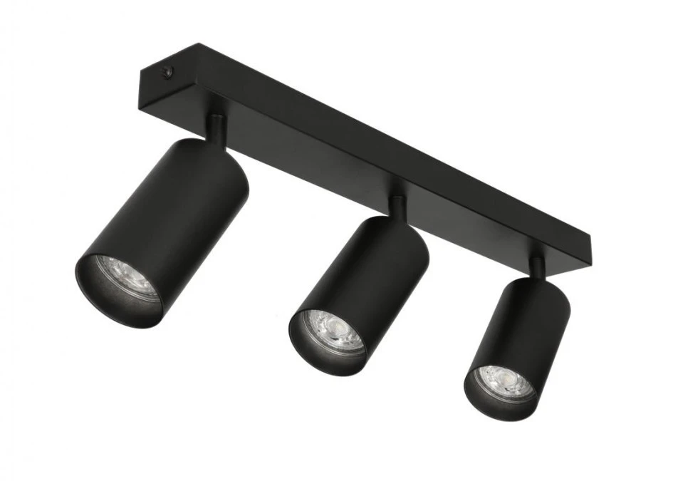 Lampa sufitowa EYES III reflektor plafon litwa 3xGU10 regulowane tuby kolor czarny MK MEGAKABEL - obrazek 2