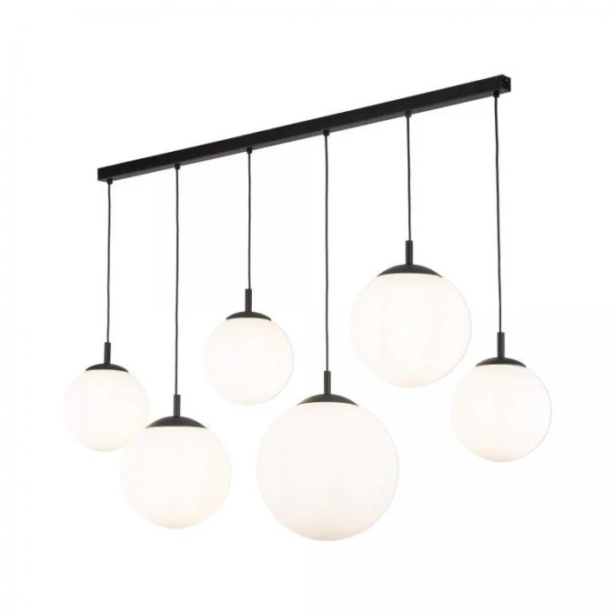 Lampa wisząca z mlecznymi, szklanymi kloszami na listwie ESME 6xE27 4792 TK Lighting - obrazek 3