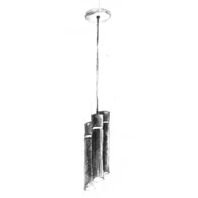 Lampa Wisząca LYNX 6xE14 MILAGRO BY MACIEJ ZIEŃ - obrazek 3