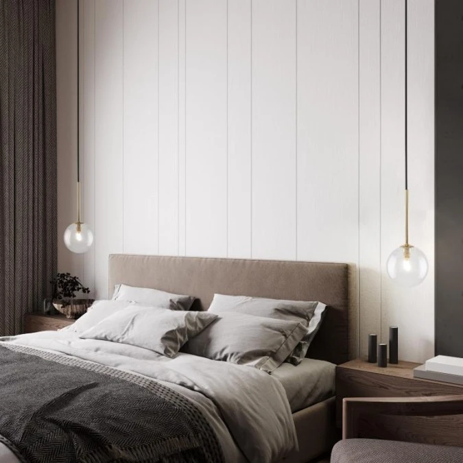 Lampa wisząca ze złotymi elementami NILOS czarno‑złoty 1xG9 5941 TK Lighting - obrazek 2