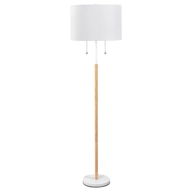 Lampa stojąca Fogo 2xE27 biała LP‑0304/2F WH Light Prestige - obrazek 1