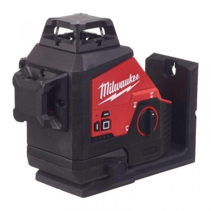 Laser 3‑płaszczyznowy 360st. z zieloną wiązką 12V bez wyposażenia, M12 3PL‑0C, 4933478103