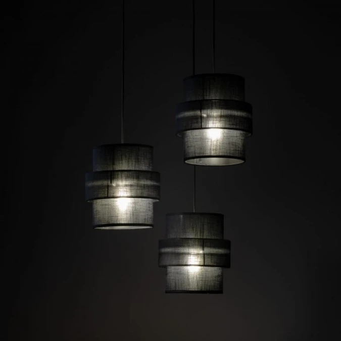 Lampa wisząca czarna na okrągłej rozecie CALISTO BLACK 3xE27 KOŁO 5981 TK Lighting - obrazek 3