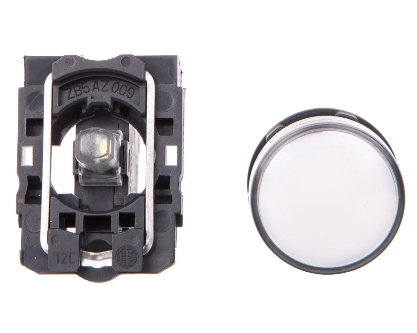 Lampka sygnazlizacyjna 22mm biała 24V AC/DC XB5AVB1 - obrazek 2