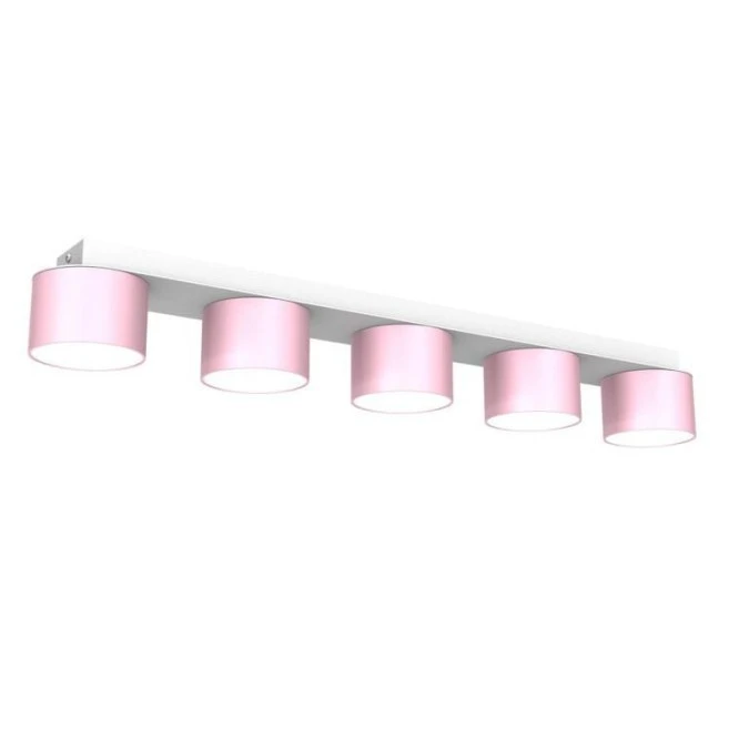 Lampa sufitowa DIXIE Pink/White 5xGX53 MLP7557 Milagro - obrazek 2