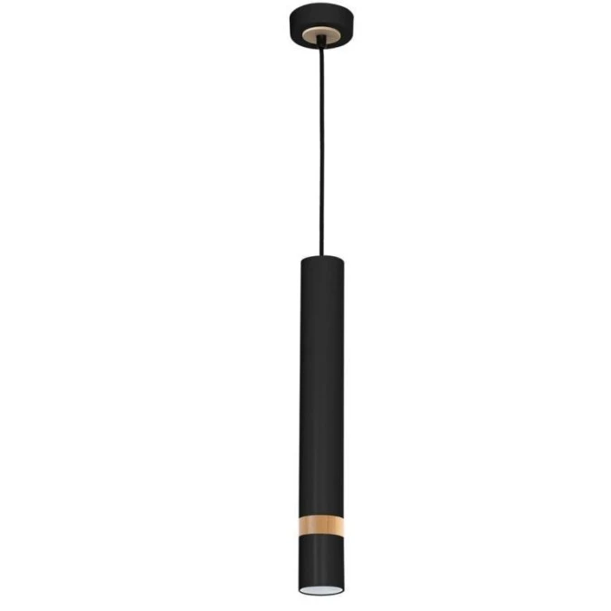 Lampa wisząca JOKER BLACK/WOOD 1xGU10 MLP6305 Milagro - obrazek 3