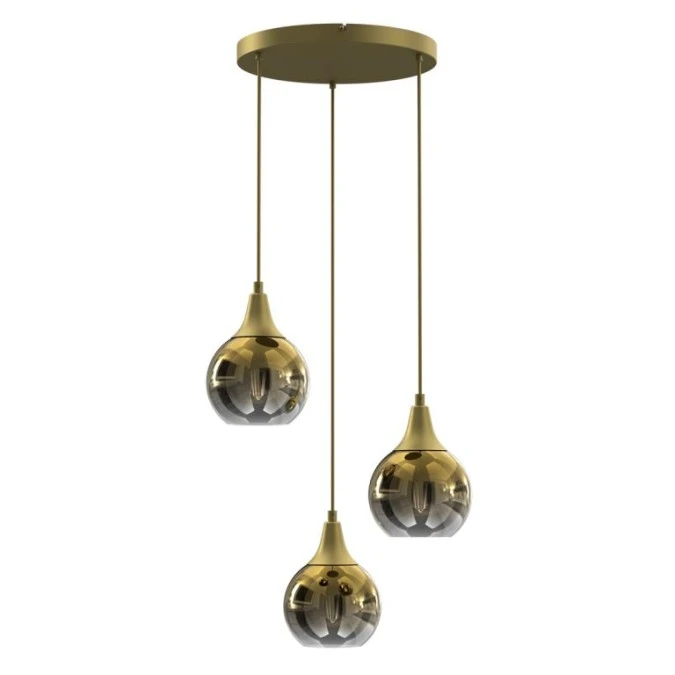 Lampa wisząca MONTE GOLD 3xE27 MLP8403 Milagro - obrazek 1