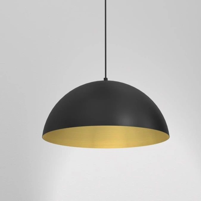 Lampa wisząca BETA BLACK/GOLD 1xE27 35cm MLP7896 Milagro - obrazek 3