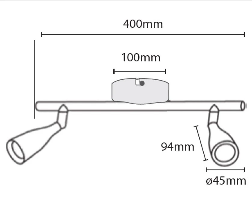 Lampa Ścienna VT‑810 9W 3000K 680lm Biała 8266 - obrazek 2