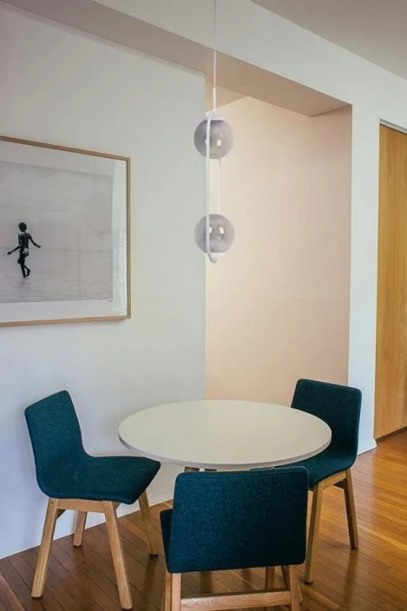 Lampa wisząca ARLENA biała, gwint E14, szklane grafitowe klosze K‑5303 Kaja Lighting - obrazek 3