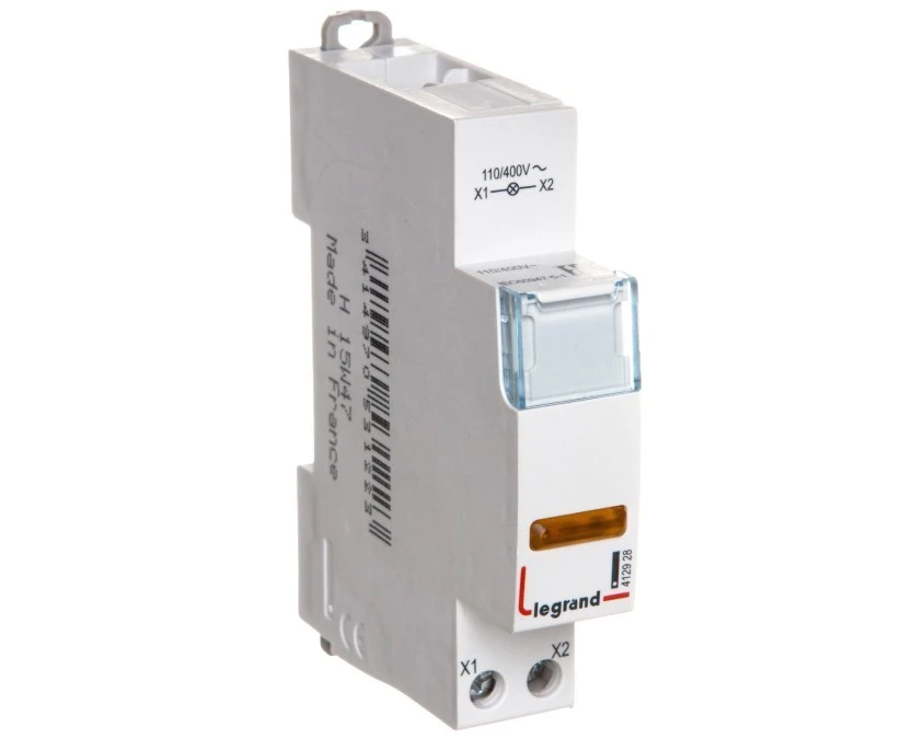 Lampka modułowa LED żółta 110/400V L402 412928 - obrazek 1