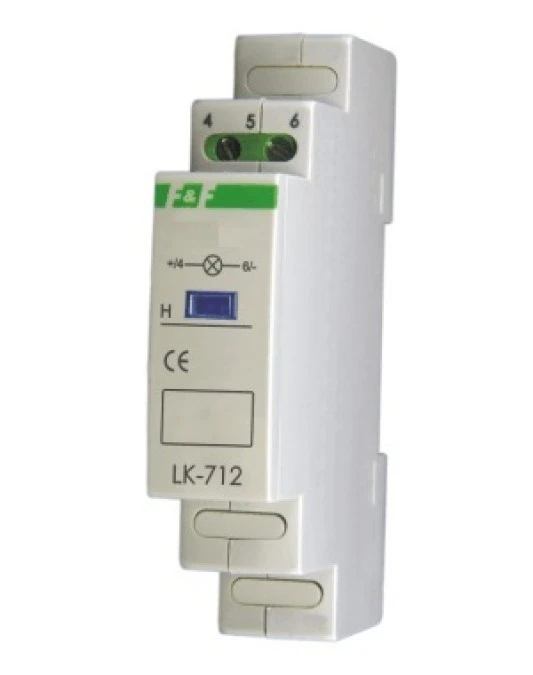 Lampka modułowa 1‑fazowa niebieski LK‑712B‑130‑260V - obrazek 3