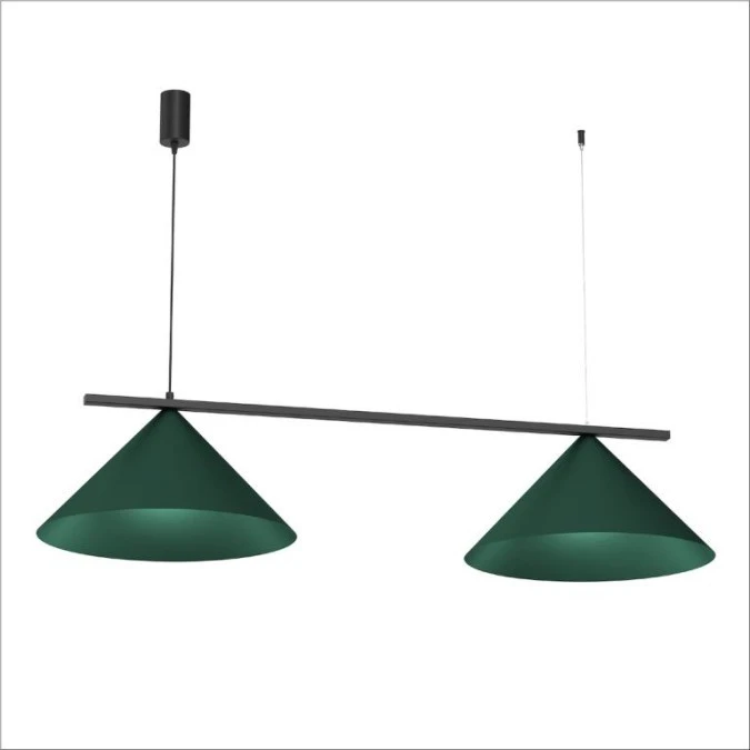 Lampa wisząca CAPITAL BLACK/GREEN 2XGX53 MLP1529 Milagro - obrazek 1