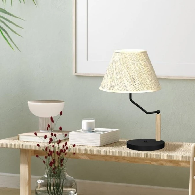 Lampka stołowa ETNA Black 1xE27 MLP7278 Milagro - obrazek 3