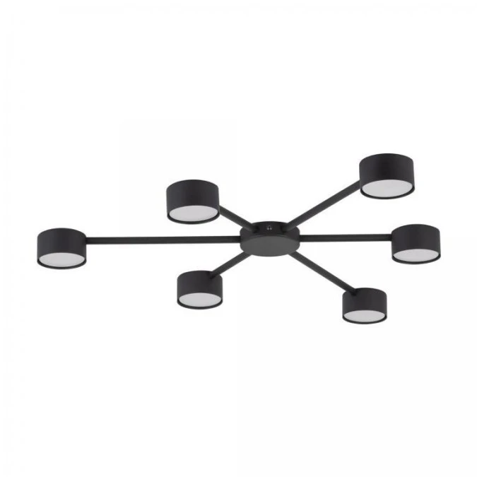 Lampa sufitowa AVIA BLACK 6 – punktowa 4692 TK Lighting - obrazek 1