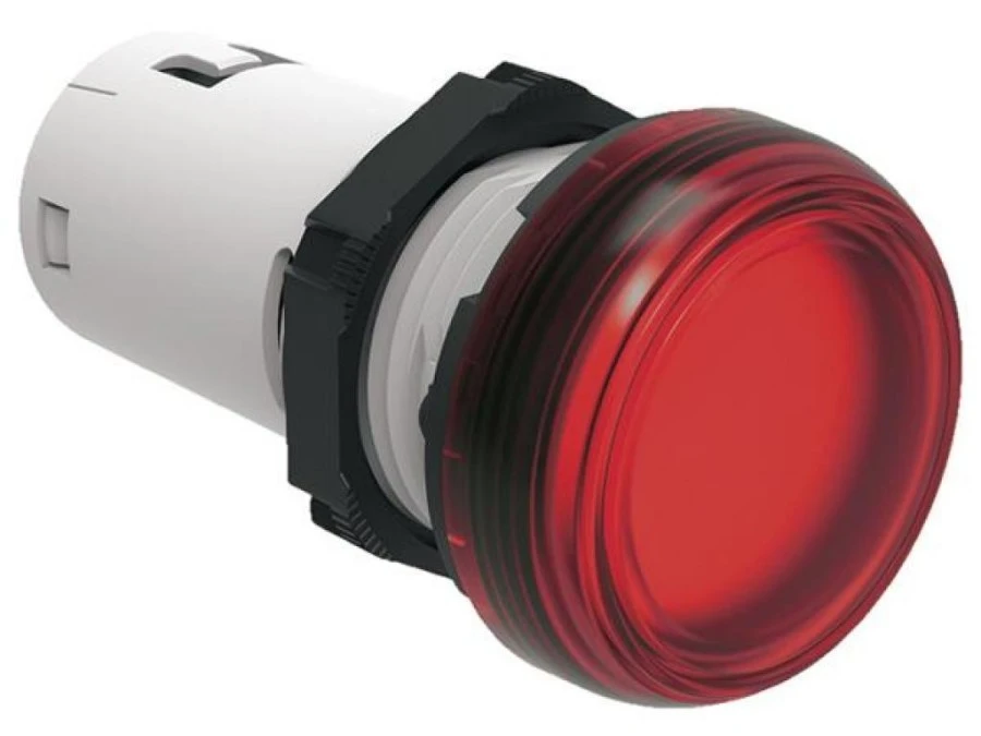 Lampka sygnalizacyjna LED jednoczęściowa czerwona 220VDC LPMLN4 - obrazek 1